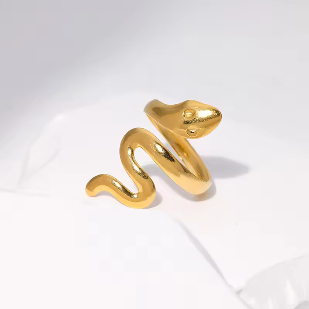 Snake shaped ring,
Opening snake ring,
Adjustable snake ring,
Snake motif ring,
Serpent design ring,
Snake ring with open design,
Unique snake ring,
Modern snake shaped ring,
Stylish snake ring,
Open-ended snake ring,
Snake ring with adjustable fit,
Fashionable snake ring,
Snake wrap ring,
Elegant snake ring,
Statement snake ring