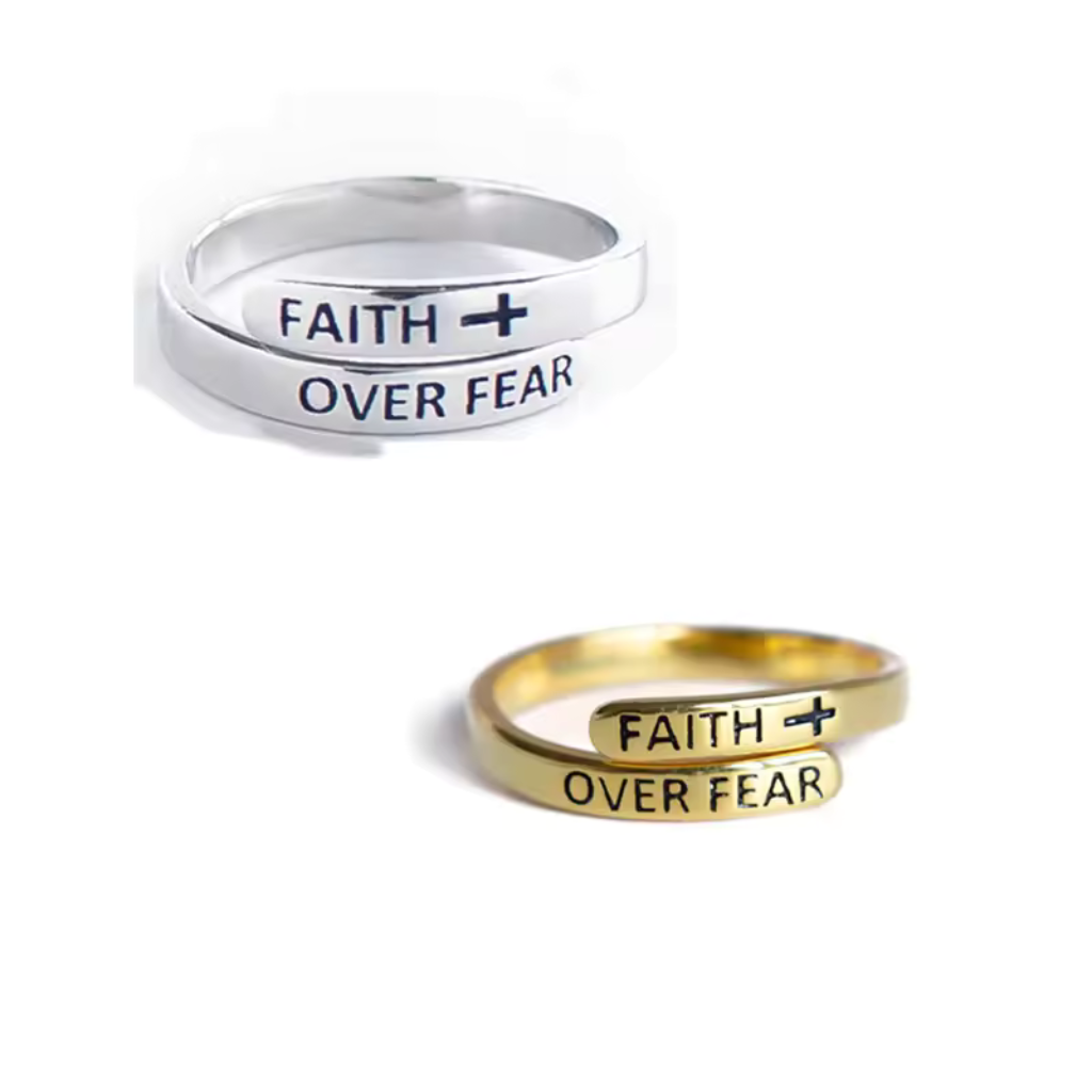 Faith Over Fear ring,
Inspirational rings for women,
Faith-based jewelry,
Christian jewelry rings,
Religious rings for men,
Motivational rings,
Faith Over Fear jewelry,
Engraved faith rings,
Customizable Faith Over Fear ring,
Religious message rings,
Stainless steel faith rings,
Empowerment rings for women,
Faith Over Fear gift ring,
Faith and courage ring,
Faith Over Fear band ring






